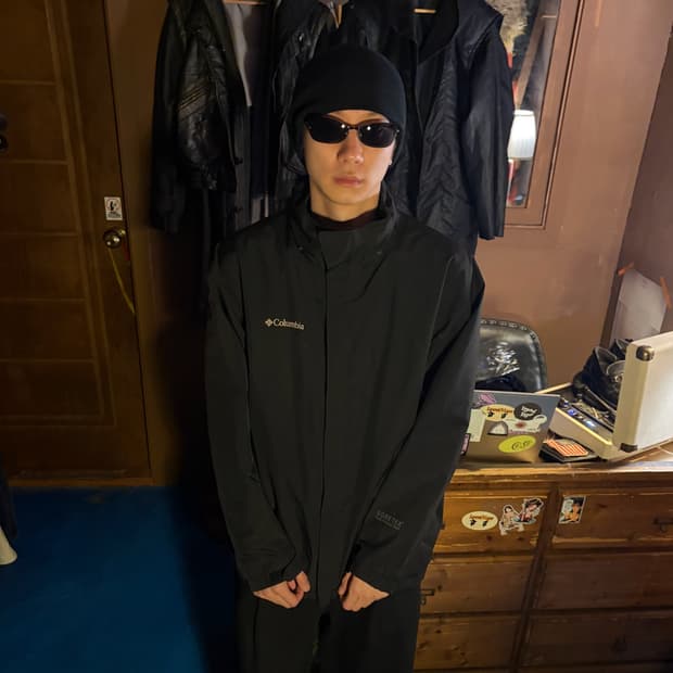 COLUMBIA GORETEX NECK WINDBREAKER JACKET