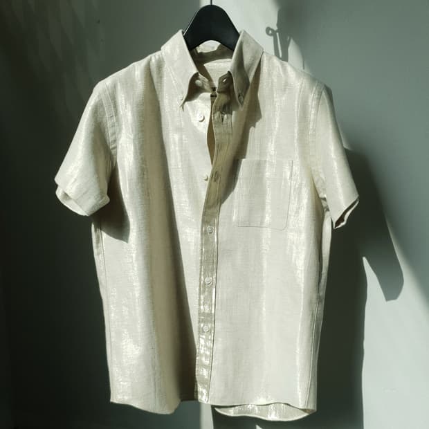 AD2002 Junya Watanabe CDG Metallic shirt