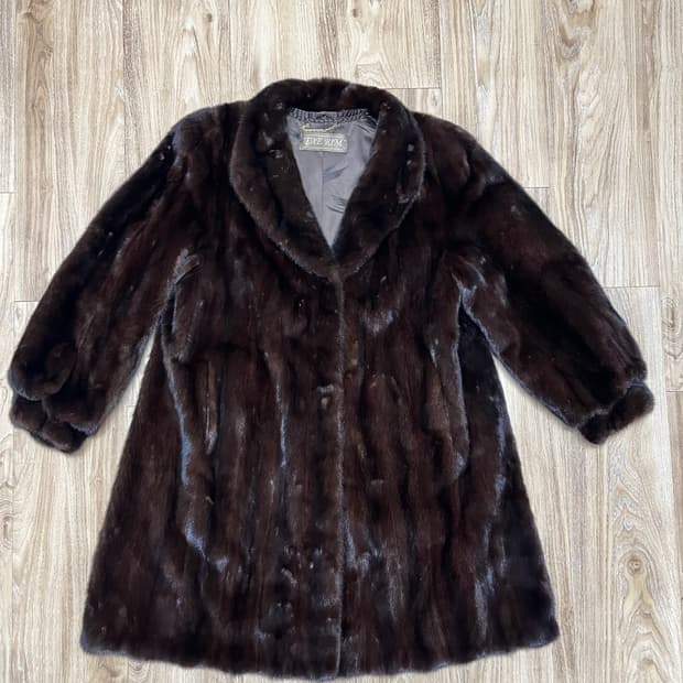 태림 모피 아메리칸 레전드 풀 밍크코트