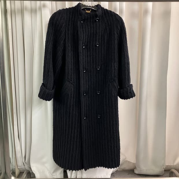 JPN VTG 빈티지 블랙 알파카 롱코트