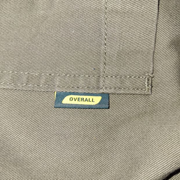 오버롤 카키 카고 팬츠