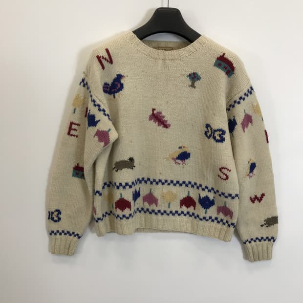 엘엘빈 LLBEAN 80-90s 패턴 니트 [여성L]