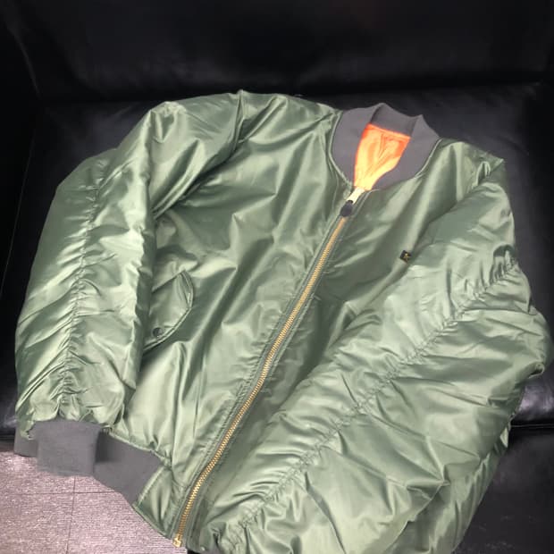 [3XL] 로스코 ma-1 항공점퍼 마원 봄버 MA1 세이지그린