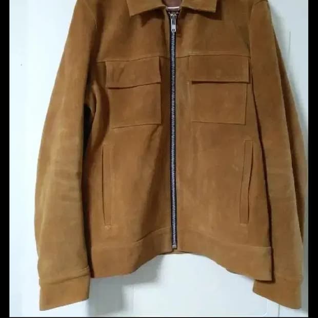 도프제이슨 소가죽 스웨이드 자켓