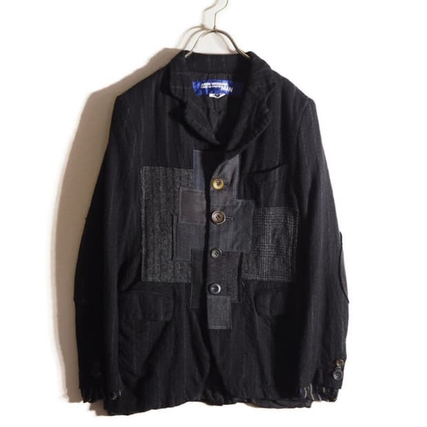 교환) 준야와타나베 패치워크 축융울 자켓 