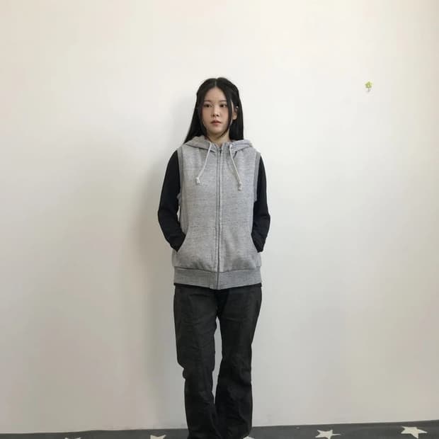 Uniqlo Sherpa Lined Hoodie Vest
