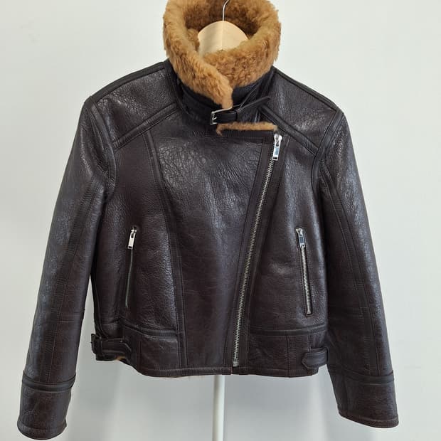 끌로디피에로 소가죽 무스탕