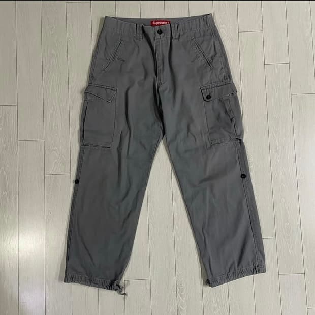 [34] 02 올드 슈프림 헤링본 카고 팬츠