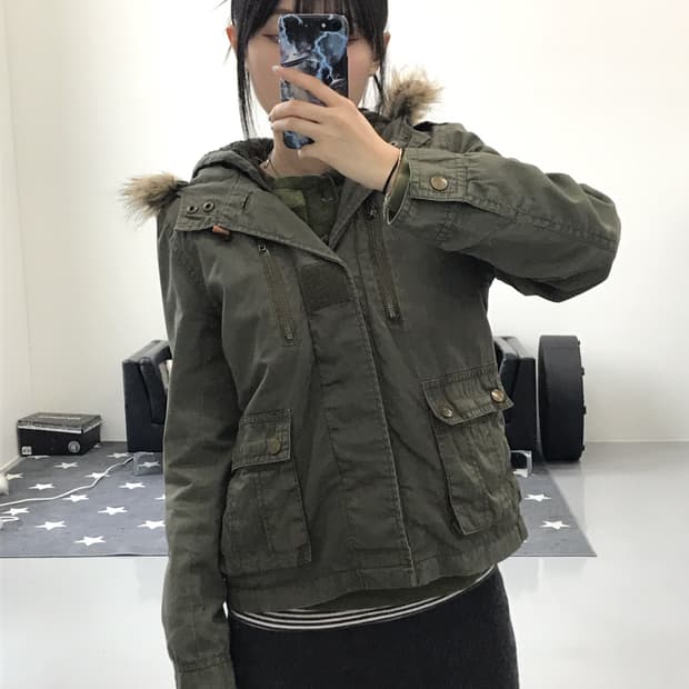 Jpn Khaki military Jackets