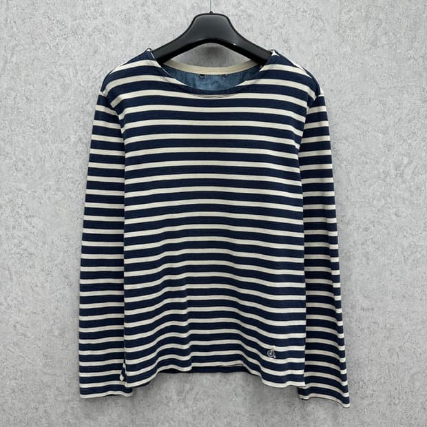 100 빈폴 남자 스트라이프 롱슬리브 긴팔 티셔츠