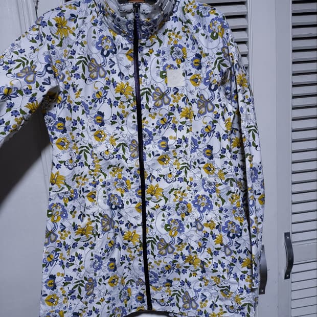 95 머렐 플라워 레인코트 후드내장 등산복