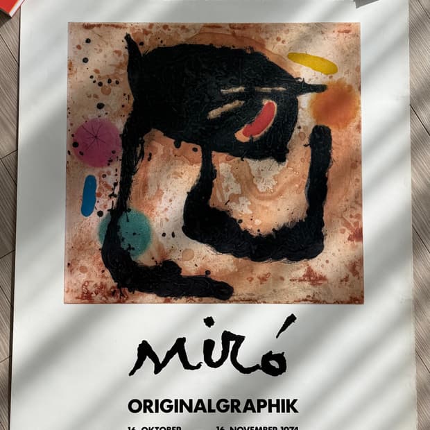 호안미로Joan Miró Original Poster 1974