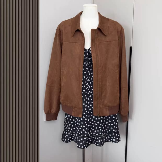 이사통 차무희 스웨이드 자켓 st