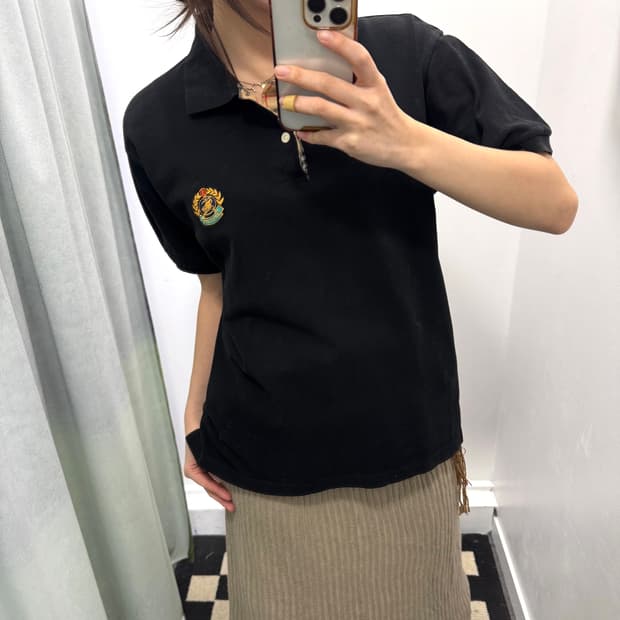 버버리 블랙 pk 반팔티