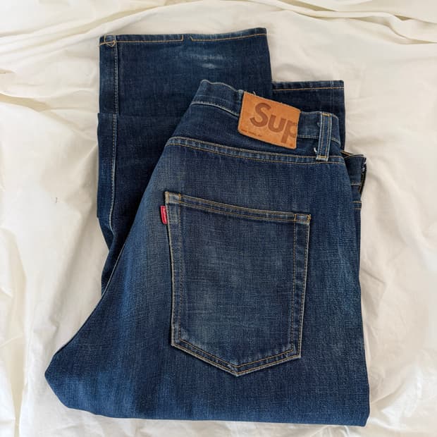 34] SURPEME 슈프림 데님 팬츠 