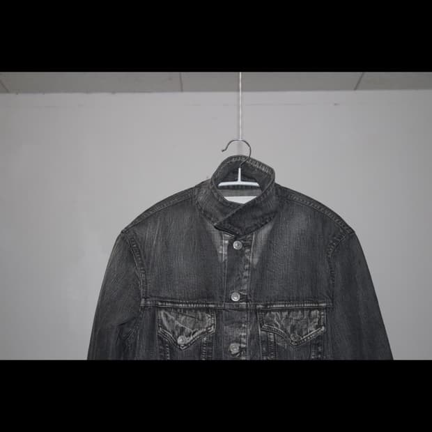 04ss 요지 야마모토 흑청데님자켓