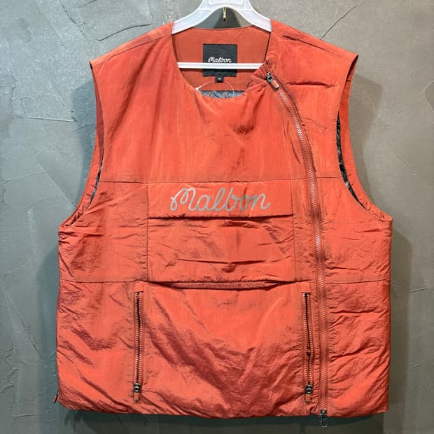 [XL] MALBON 말본 나일론 패딩 조끼