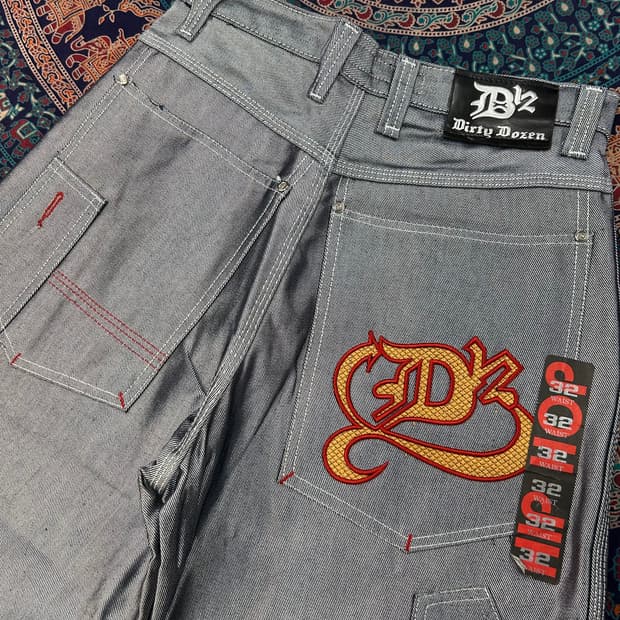Hip-Hop Silver Bermuda Pants
