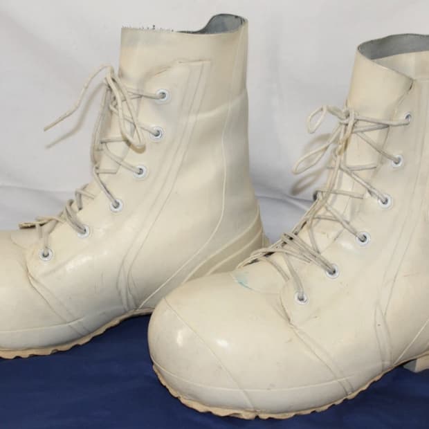 밀리터리 버니부츠 화이트 7W