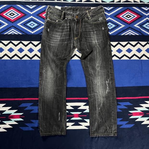 디젤&아디다스 콜라보 데님 팬츠 (실측확인)