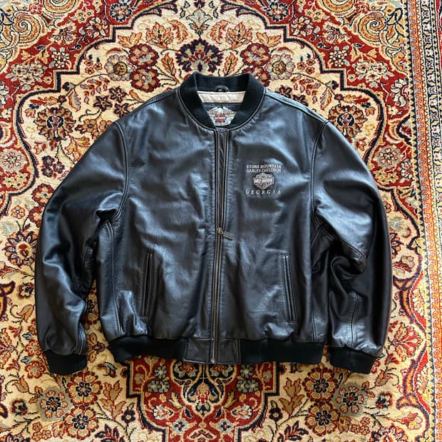 90s Harley-Davidson Leather jacket - XXL