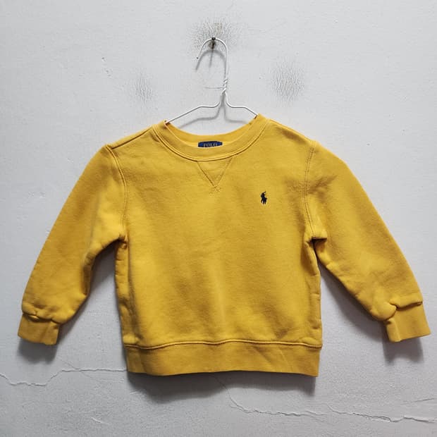 폴로 랄프로렌 키즈 맨투맨 노란색