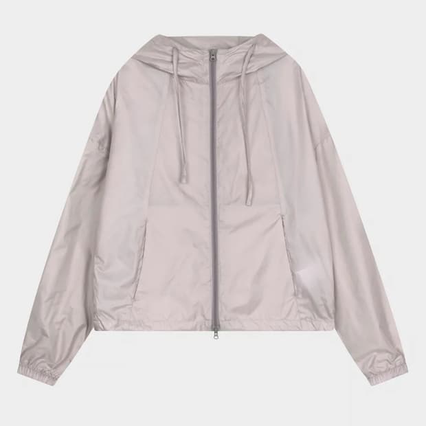 burmula 버뮬라 글로시 후드 아노락 바람막이