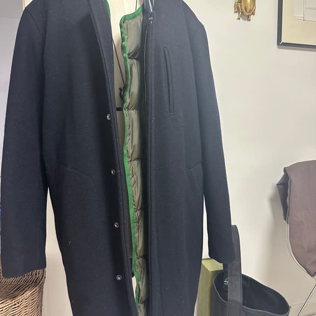 질샌더 패딩 코트 