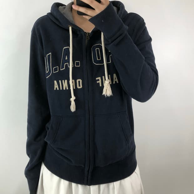 [L] 후아유 차콜 후드집업