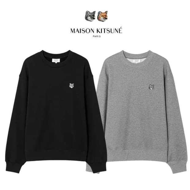 메종키츠네 폭스헤드 맨투맨