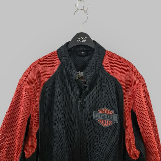 할리데이비슨 빈티지 매쉬 바이커 자켓 Men