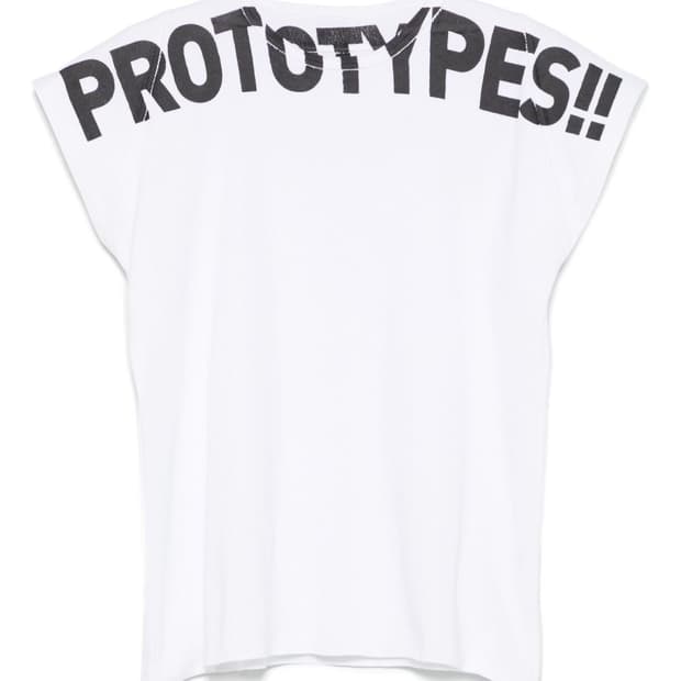 [L/XL] 프로토타입스 와플 머슬핏 티셔츠 화이트