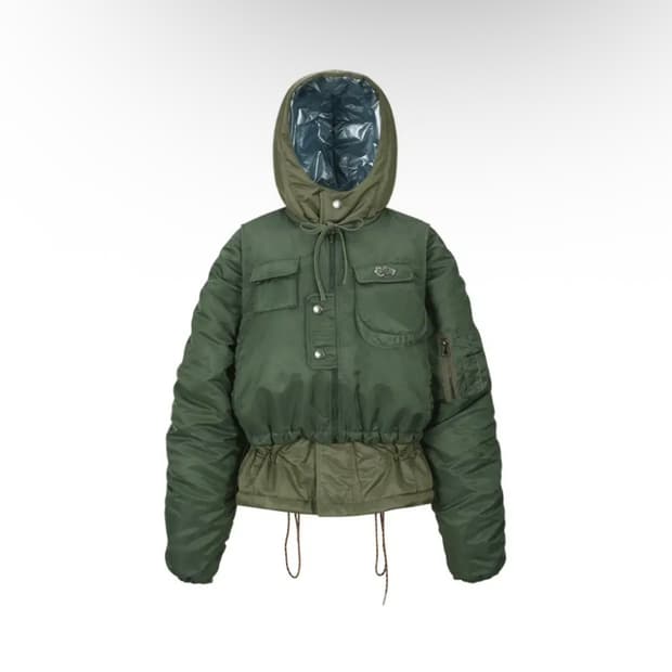 (S/M) 앤더슨벨 헤이든 베스트 레이어드 패디드 자켓