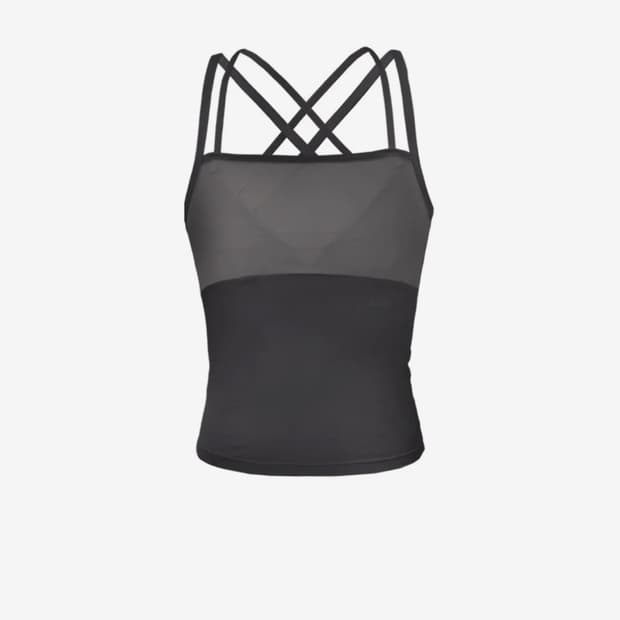 오호스 Double Strap Camisole / Charcoal