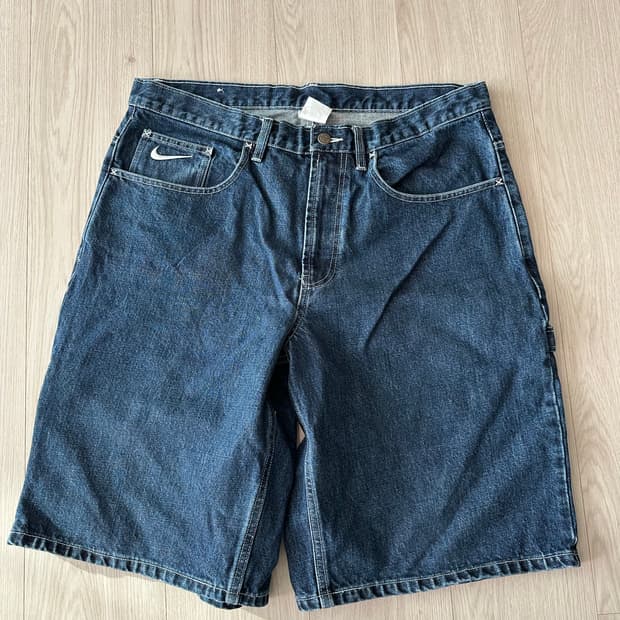 24ss 슈프림 나이키 데님 쇼츠 인디고 34 새상품