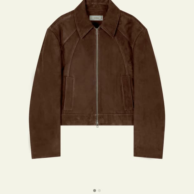 웨이비니스 스웨이드 자켓 브라운