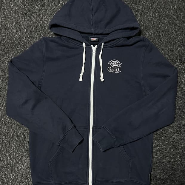 Dickies Original 로고 풀집업 후드