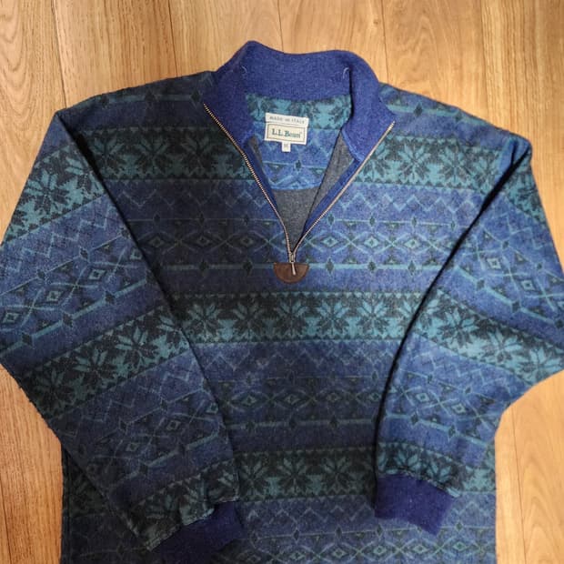 LLBEAN Half zip Sweater, M (95-100)