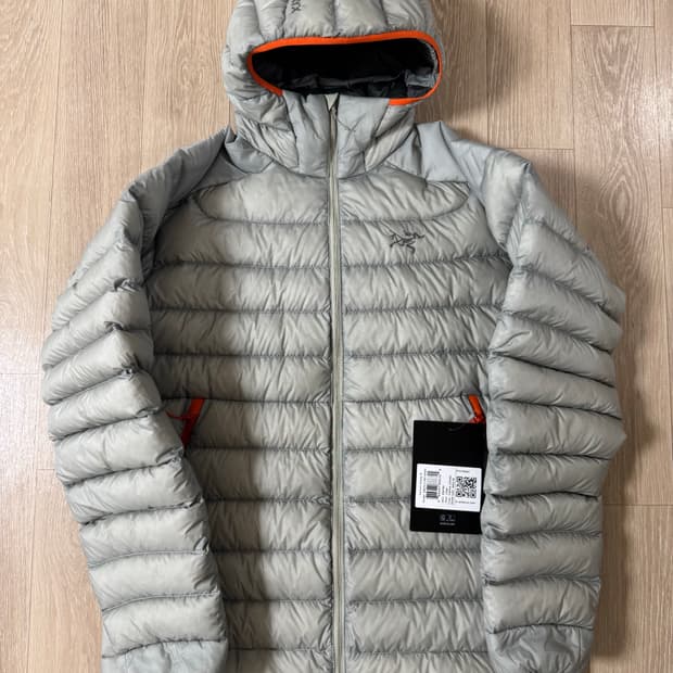 L 아크테릭스 세륨 후디 해비타트 헤비타트 패딩 자켓 그레이