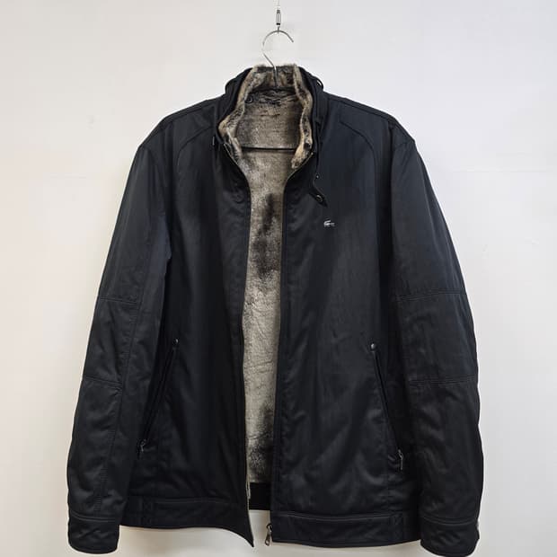 라코스테 안감털기모 블루종 집업자켓