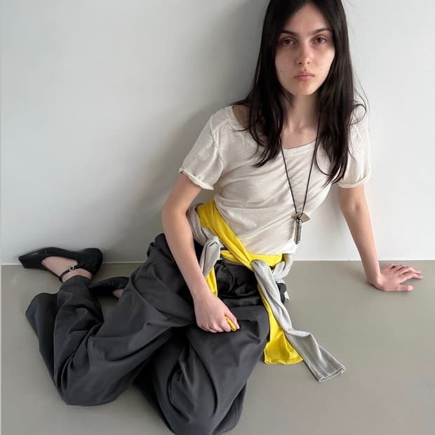 DRAWSTRING COTTON PANTS CC