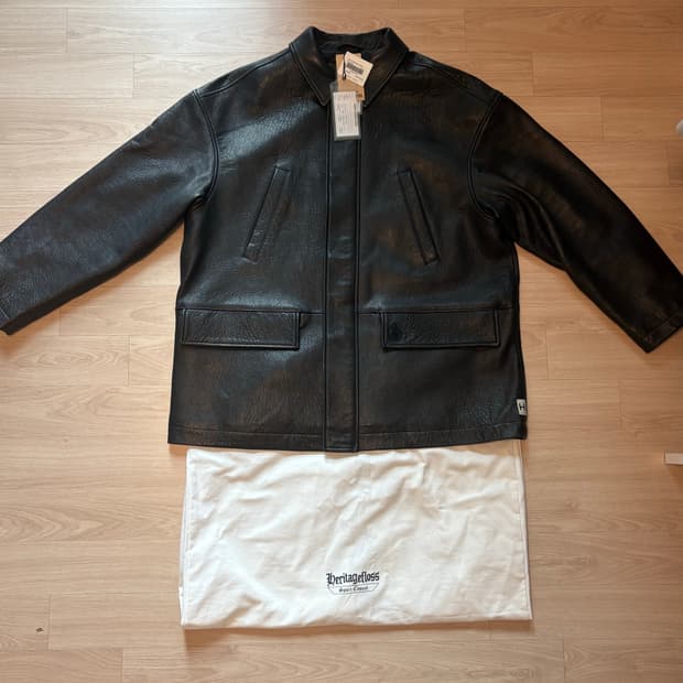 헤리티지플로스 레더 카코트 가죽자켓 M사이즈