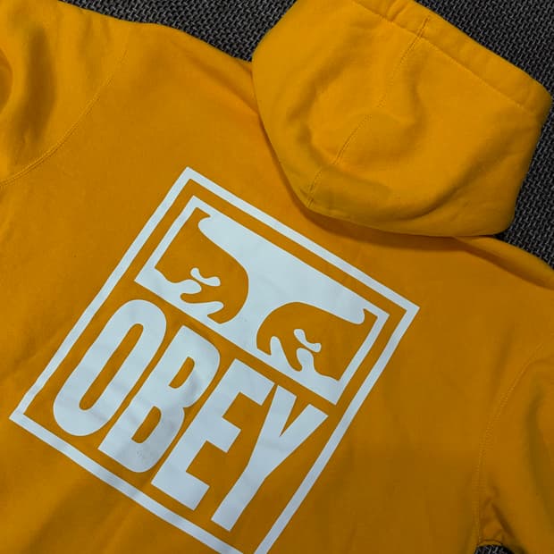 오베이 빅로고 후드티