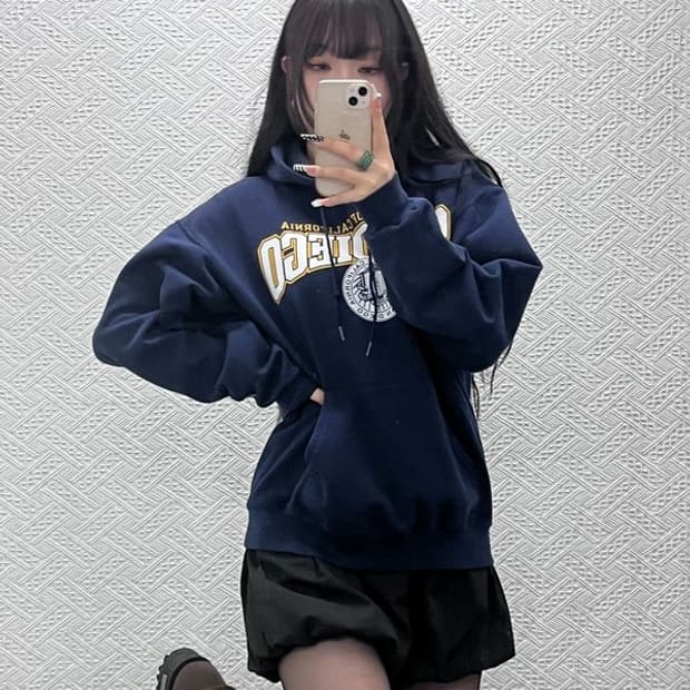 챔피온 올드스쿨 빈티지 레트로 샌디에고 후드티 M C10672