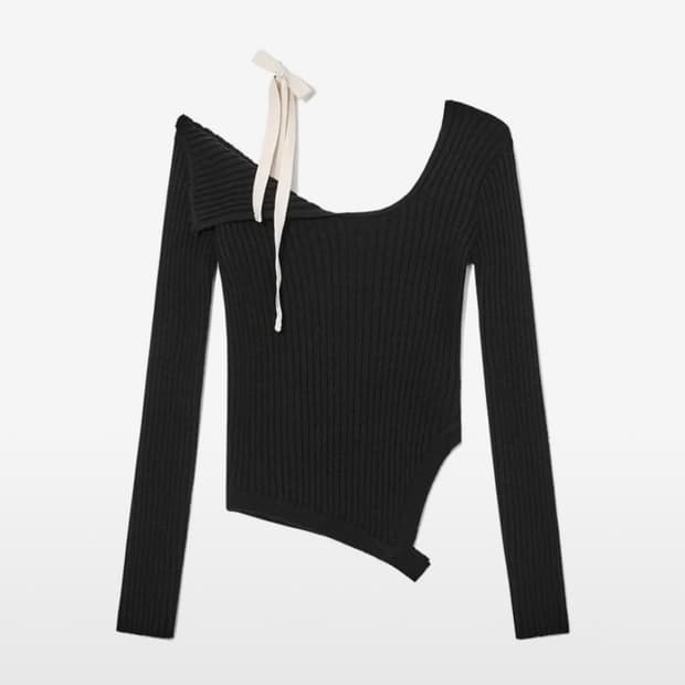 글로니 아이사 니트 블랙