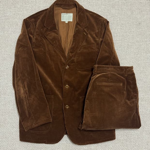 포터리 코듀로이 워시드 스포츠 셋업 브라운 2/3