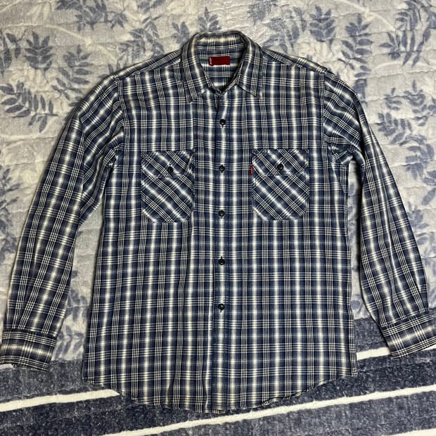 00s 리바이스 레드탭 헤비웨이트 코튼 워크 셔츠