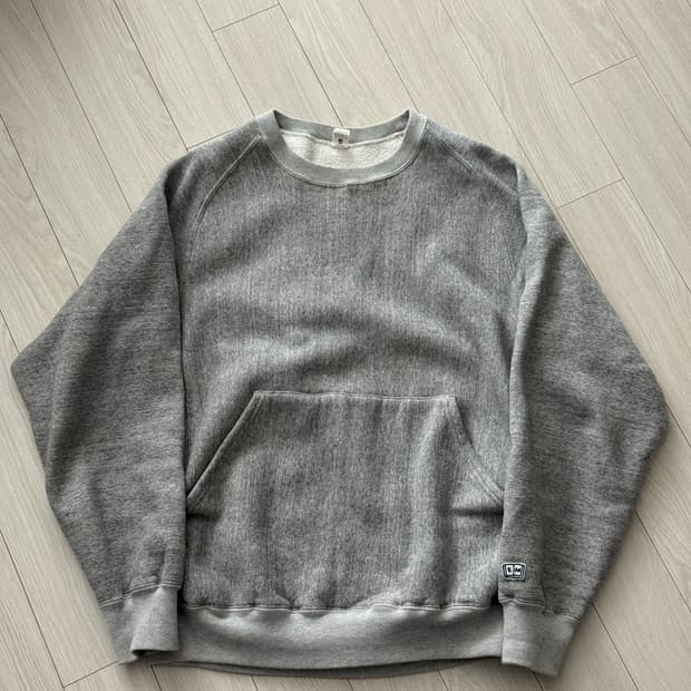 Ends and means 크루넥 스웻 히터 그레이 M