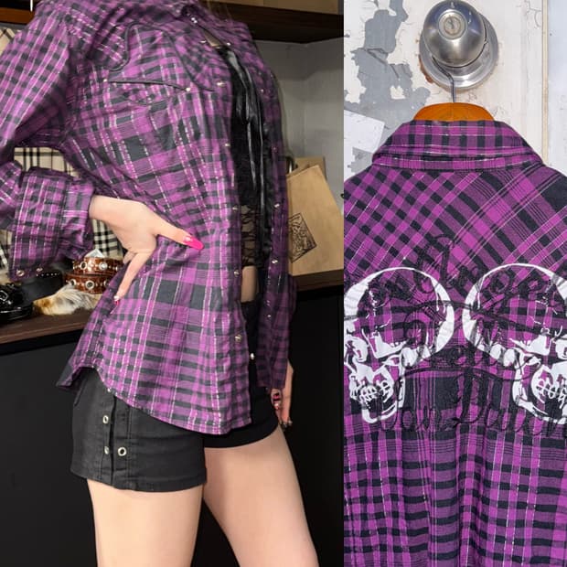 본더치 고스 체크셔츠 