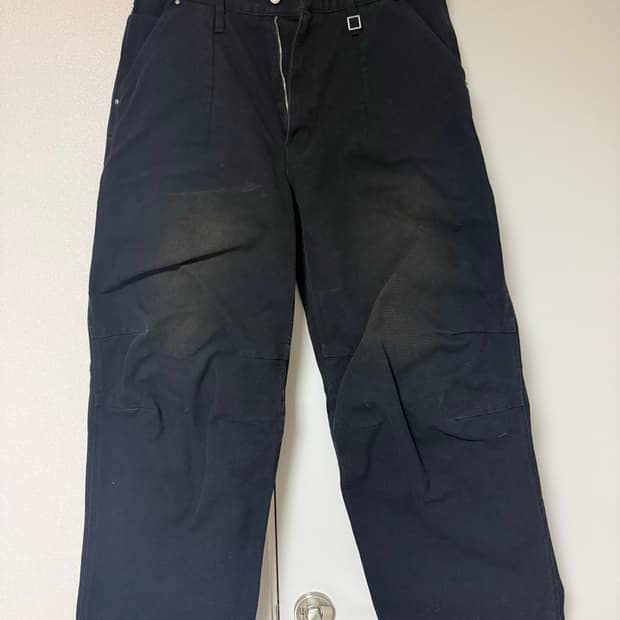 [50] 우영미 25ss 블랙 3d 와이드 데님 팬츠